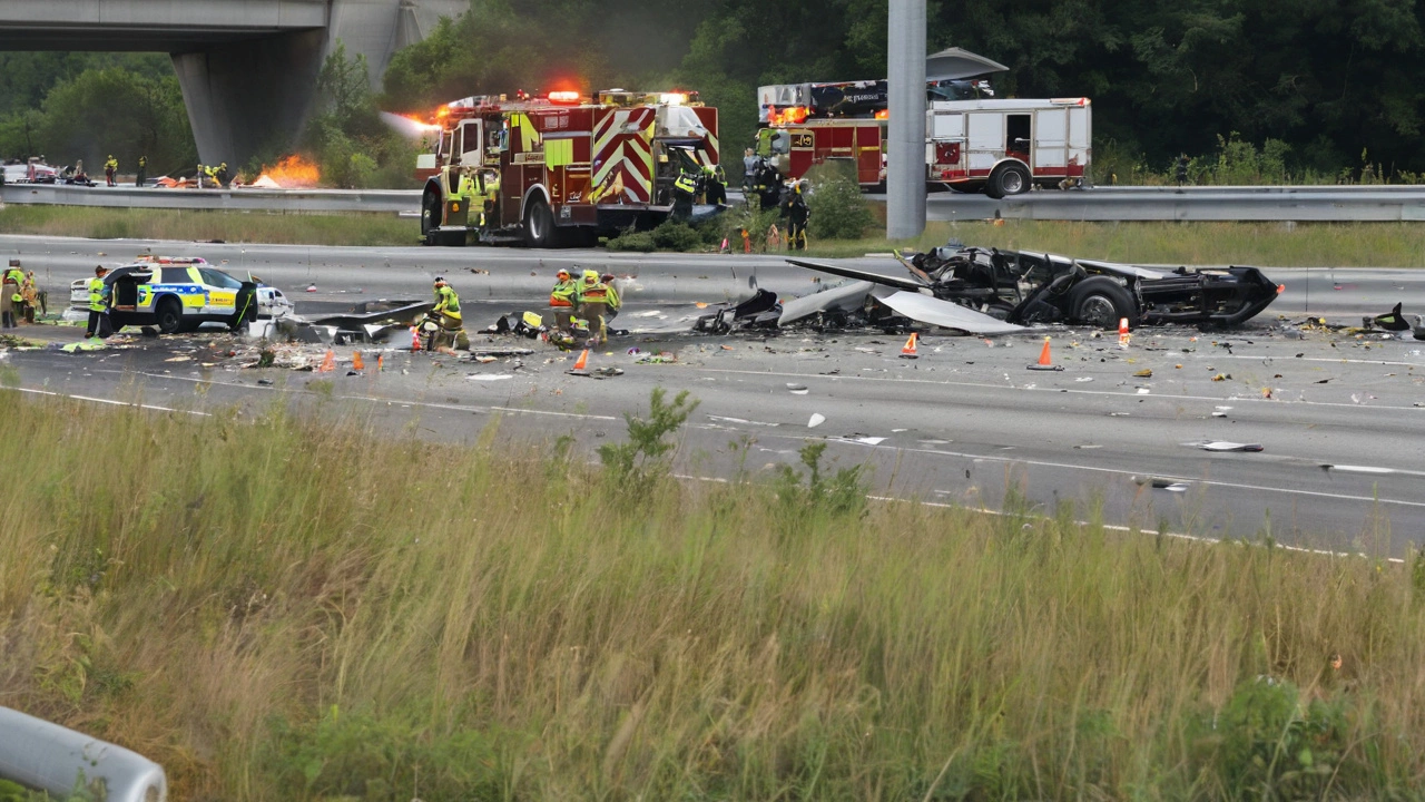 Vliegtuigcrash op A58 zorgt voor volledige afsluiting richting Roosendaal